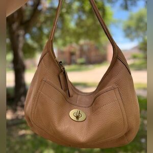 Vintage coach Ergo Hobo pebbled leather bag 11613